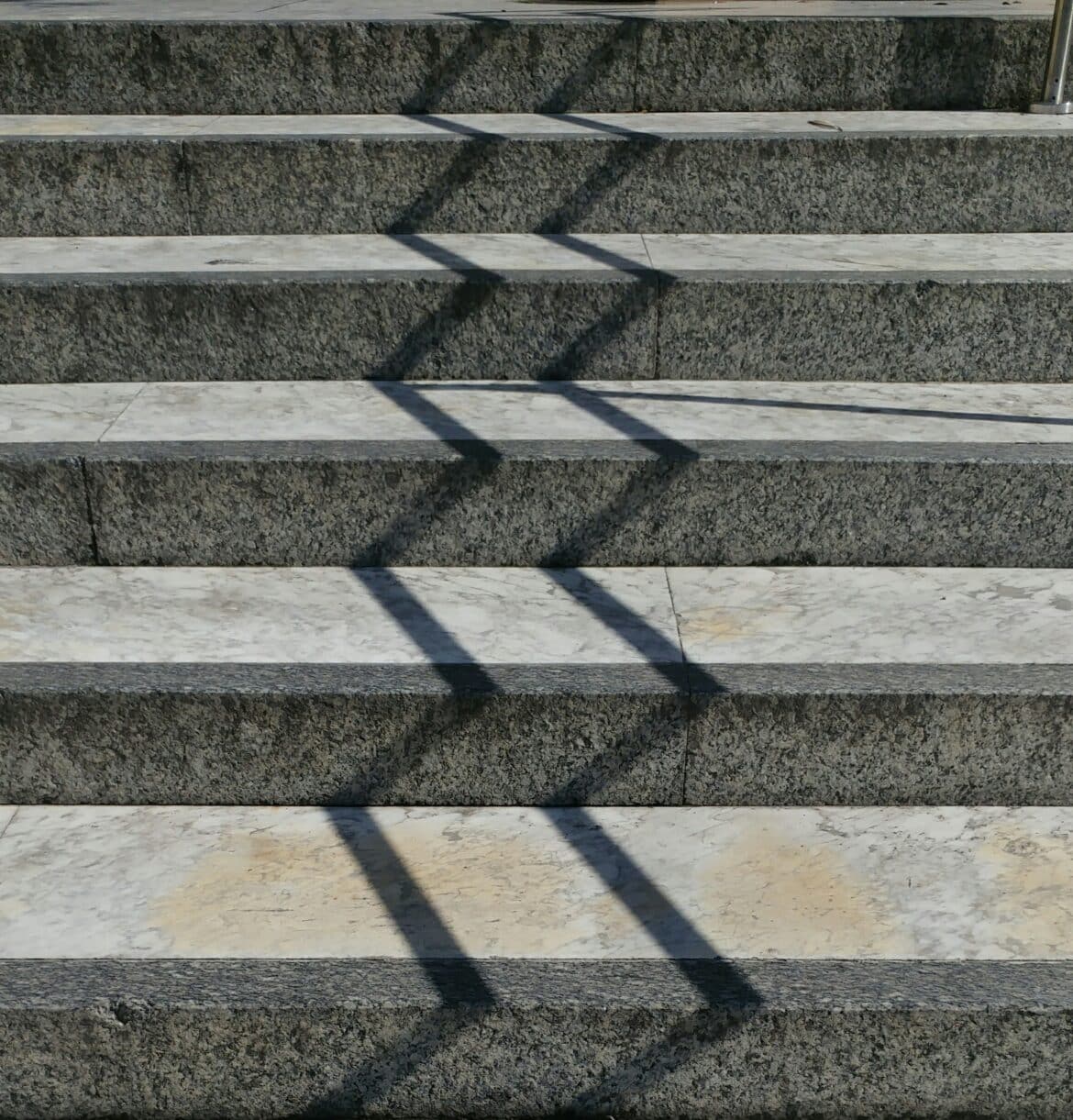 Shadows on the stairs