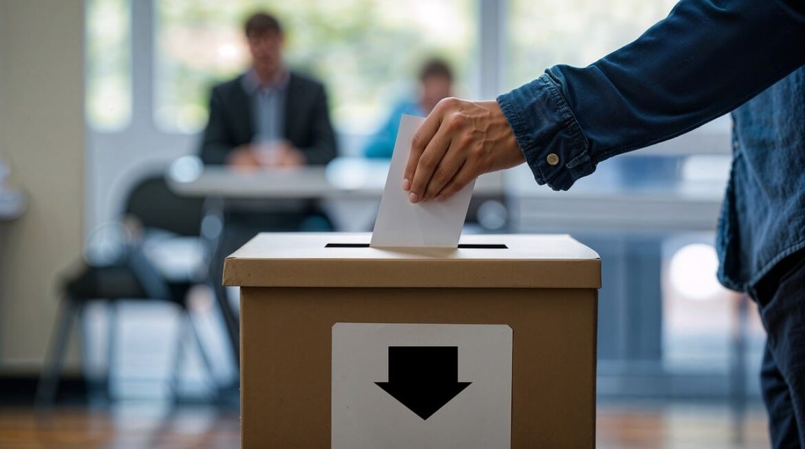 vote, ballot box, election, polling station, hand, person, paper, democracy, participate, civic duty, choice, freedom, privacy, decision, government, community, future, counting, civic engagement, anonymity, ai generated